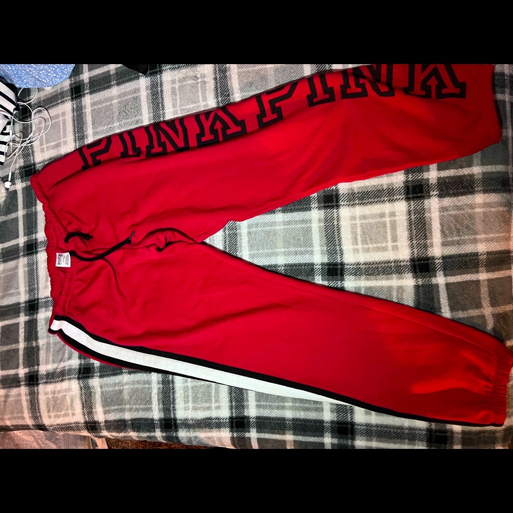 Pink sweatpants